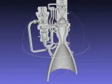 Space X Raptor 3 Engine Loop 3D Cross Section Diagram-0