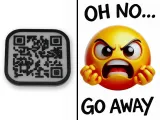 QR CODE TAG OH NO... GO AWAY-0