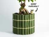 Self-Watering Plant Pot With Bamboo Buddy! Planter STL & 3MF-1