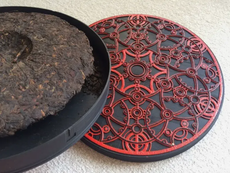 Verschließbare Box für 357-Gramm-Pu-Erh-Kuchen