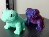 Cute Knitted Gecko-2