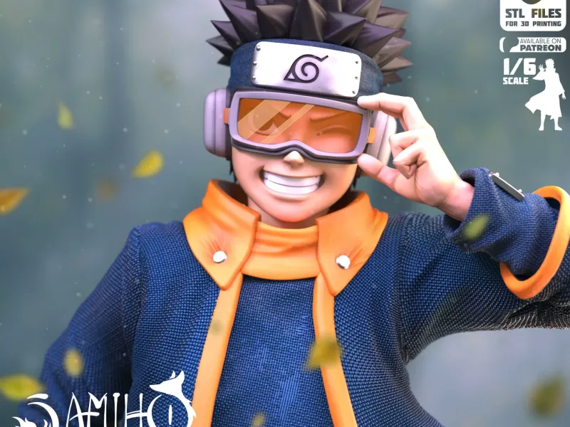 Samiho Studios - Uchiha Obito Young: STLs ready for printing