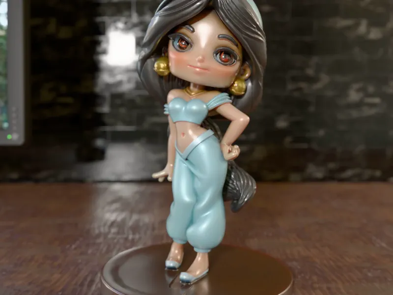 Jazmine Chibi Aladdin