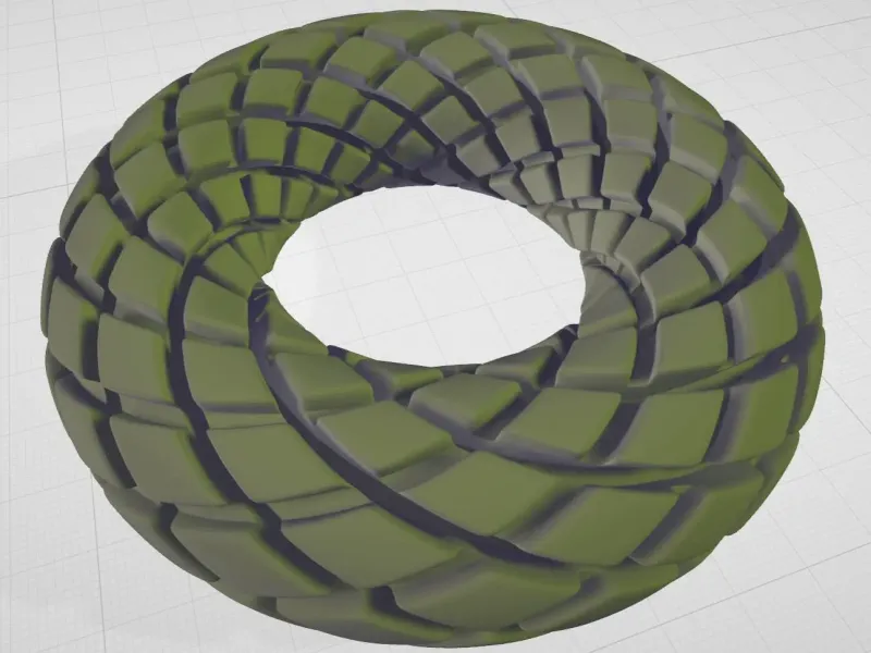 Aether Spiral Torus | Rodin Coil Torus STL File 139mm x 40mm