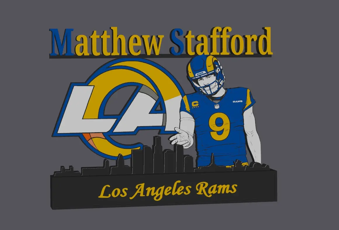 NFL - Los Angeles Rams Matthew Stafford display