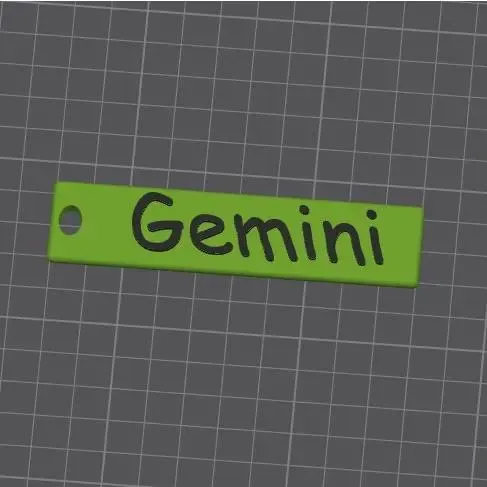 Zodiac Keychain Gemini