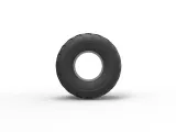 Monster Jam tire 8 Scale 1:25-4