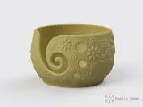 Yarn Bowl | Flower Pattern-4