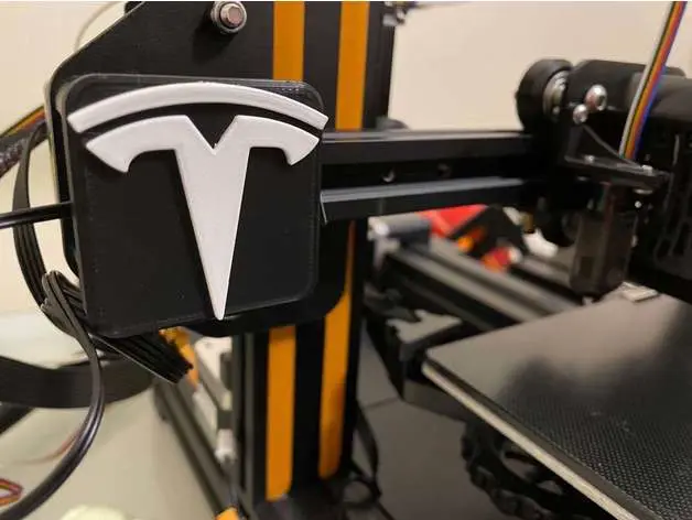 Tesla logo X Axis Cover for Ender 3 v2