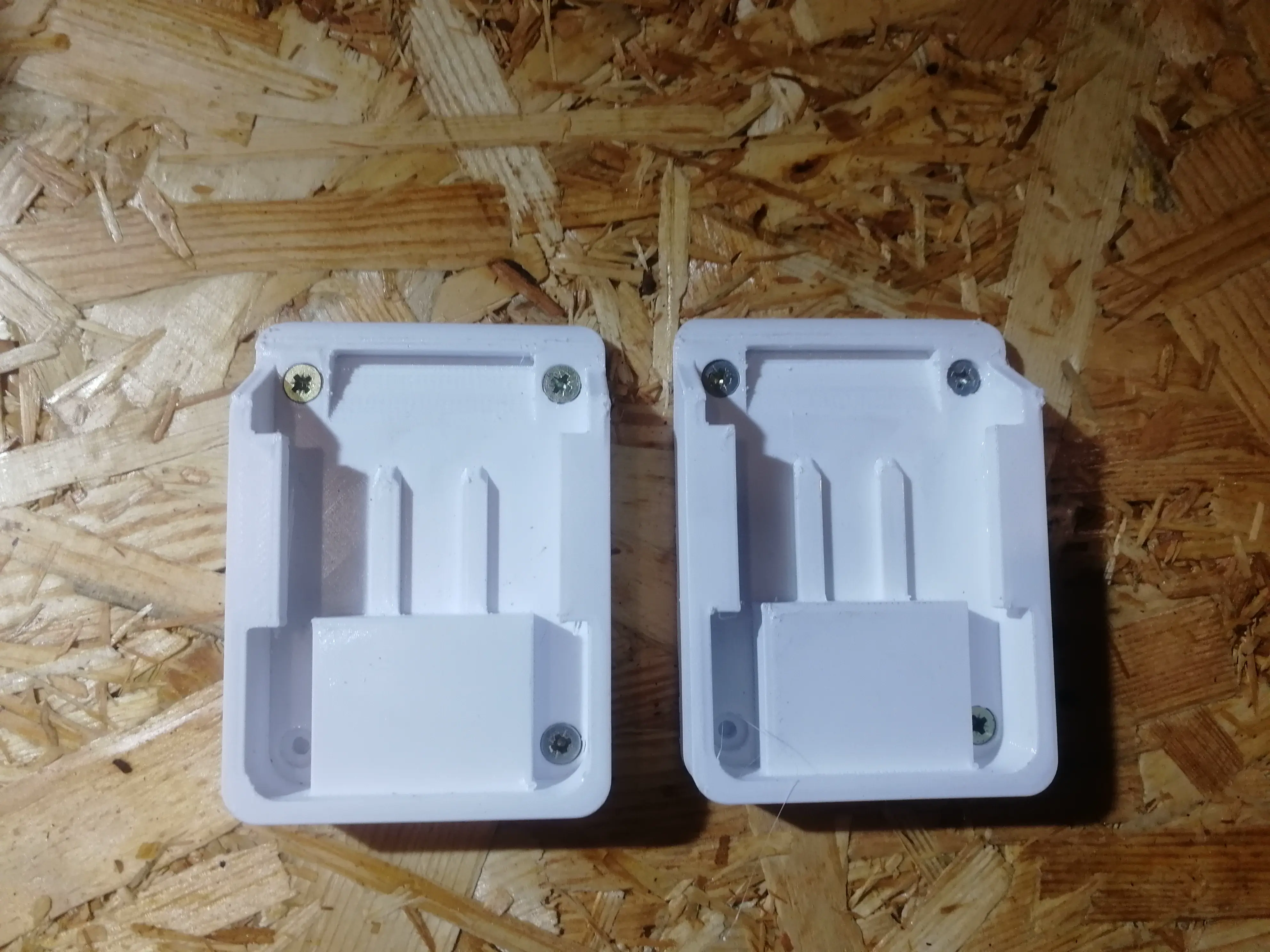 bosch and makita battery wall mount holders