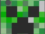 Pixel Creeper Keychain – Minecraft Inspired Multicolor-1