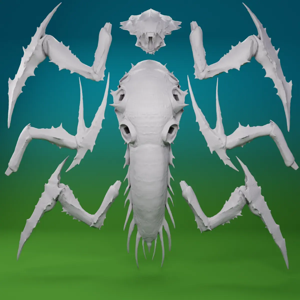ВОИТЕЛЬНИЦА-ТЕРМИНИД | HELLDIVERS 2 | 3D PRINTABLE FIGURINE