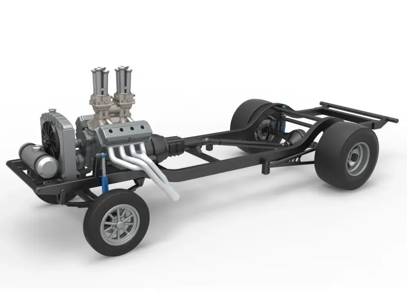 Chassis of Gasser Version 2 Scale 1:25
