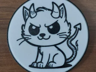 Devil Cat Coaster