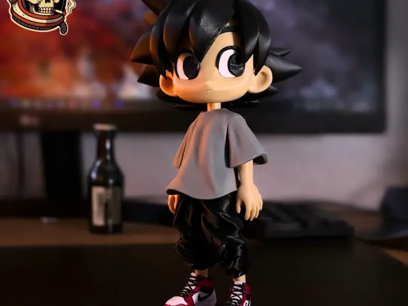 Dragon Ball Goku x Urban Vibes Fan art en plusieurs parties
