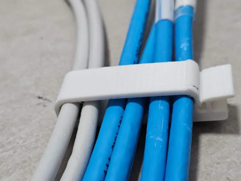 Flexible Snap-on Cable Management Clip