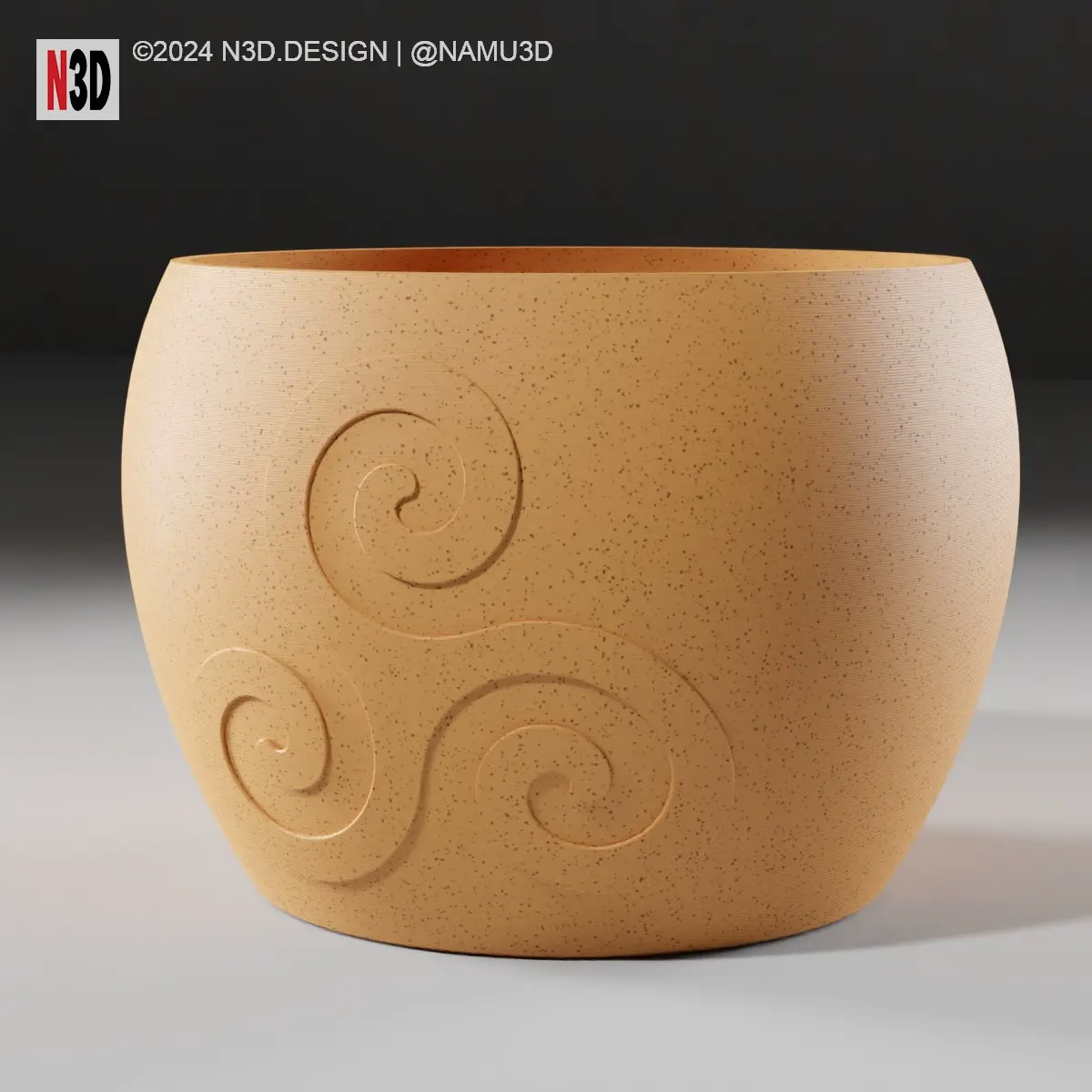 PLANTER 2048C - TRISKELION PLANTER