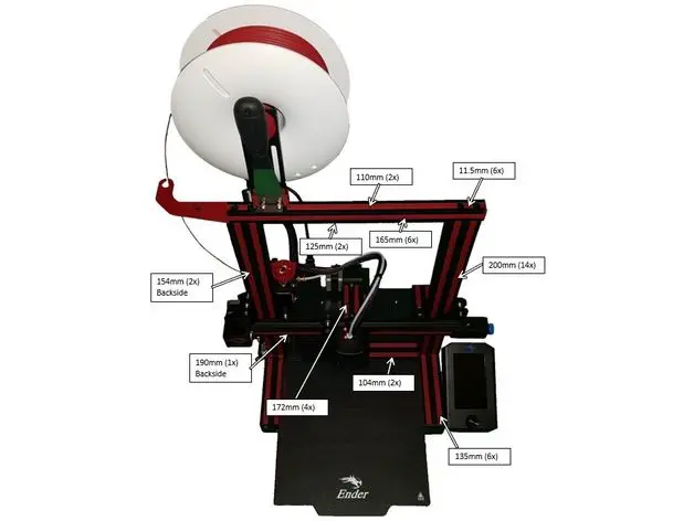 Ender3+V2   Easy+V-Slot+snap+cover