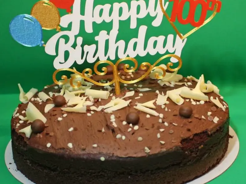 Happy 100th Birthday Cake Topper