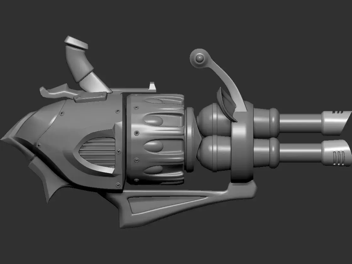 Jinx PowPow Minigun - REAL SIZE COSPLAY FILE