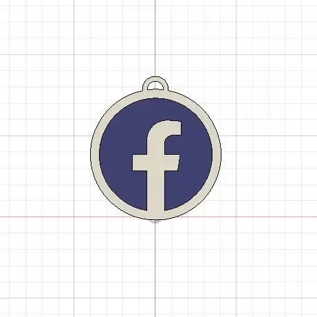 Facebook keychain