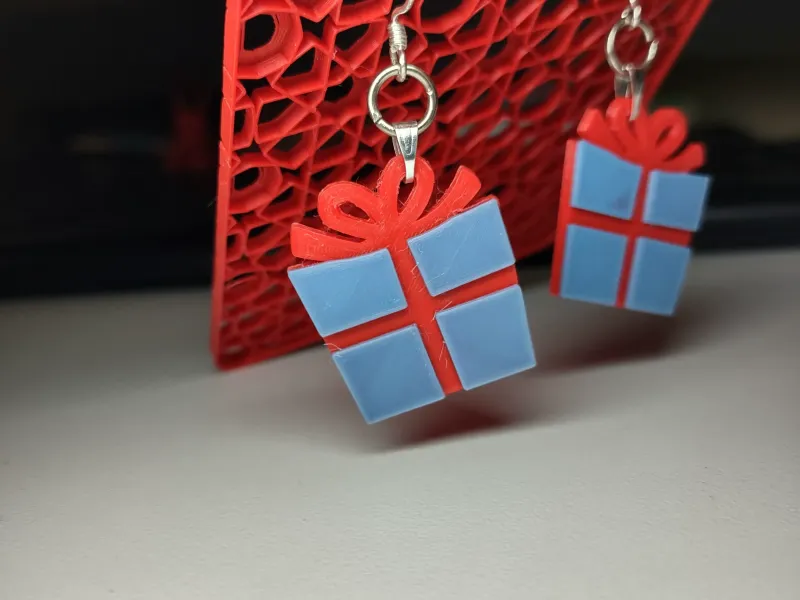 Christmas earrings