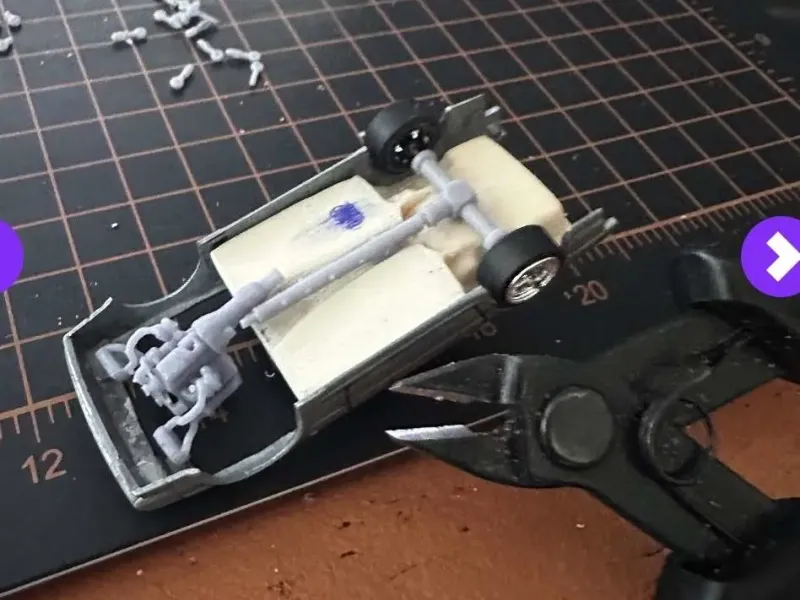 Hotwheels solid rear axle/diff pack