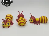 Flexi Tiny Ant, Keycahin version and 3mf files included-5