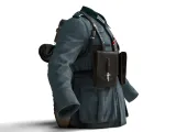 Captain Outfit 2 3D Model High Detail Realistic Rigged Cloth-1