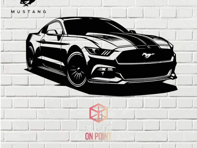 FORD MUSTANG - 2D WALL ART #2