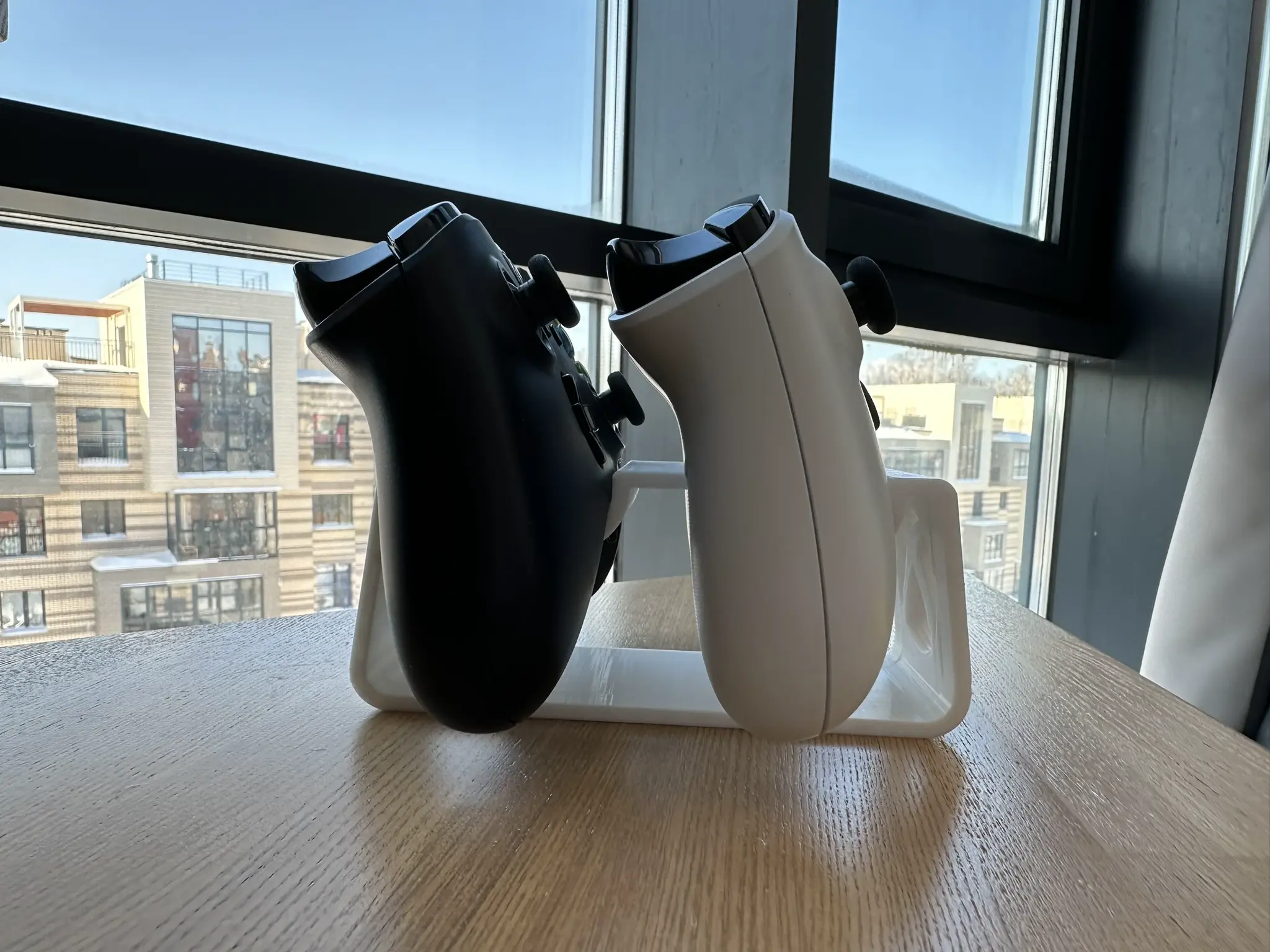 Stand for two xbox controllers