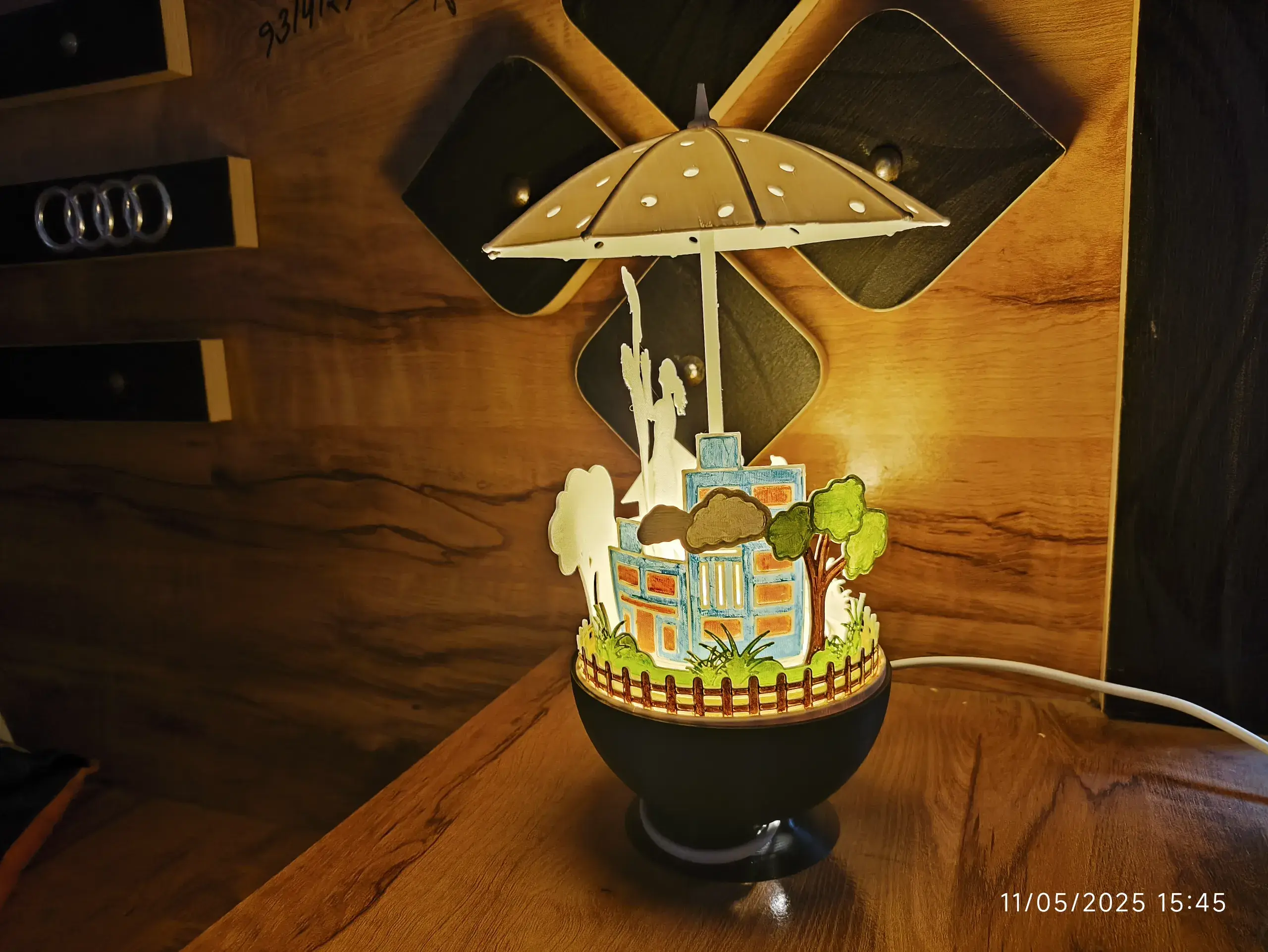 "My Mom My Family-Table Lamp shade"