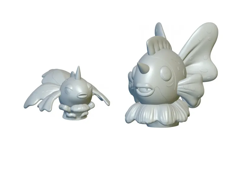Pokemon Goldeen & Seaking (#118 & #119) - 3D Printing!