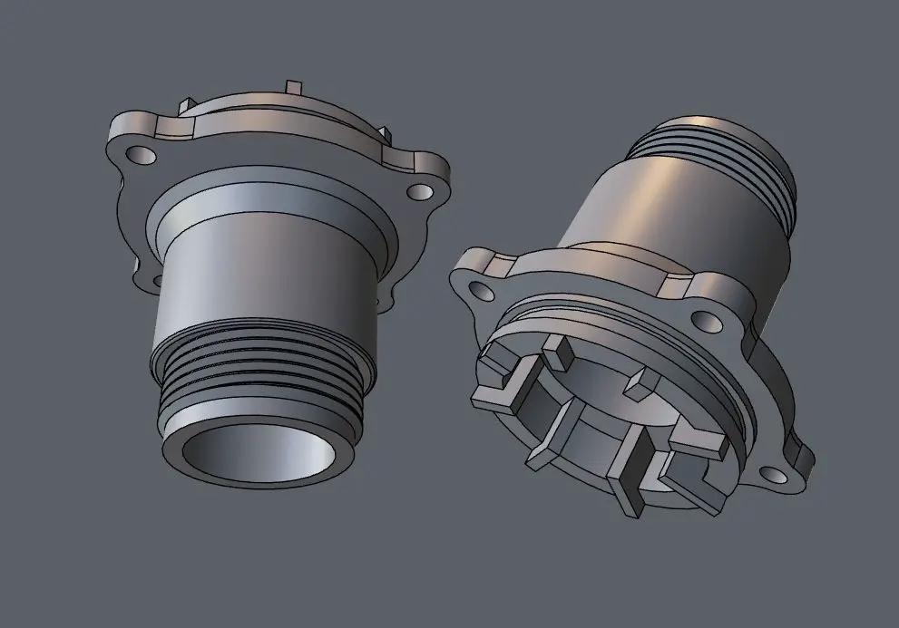 Threaded sleeve of the Gardena 4000/2 telescopic pump tube