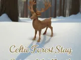 Celtic Forest Stag – Spirit of the North-0