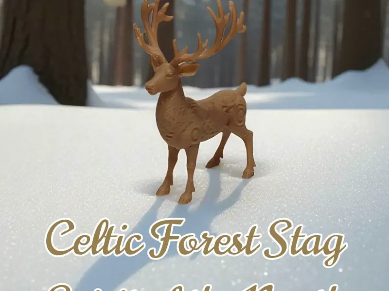 Celtic Forest Stag – Spirit of the North
