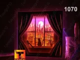 Cat window in the city V2 shadow box-1