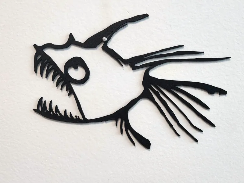 Bad fish wallart