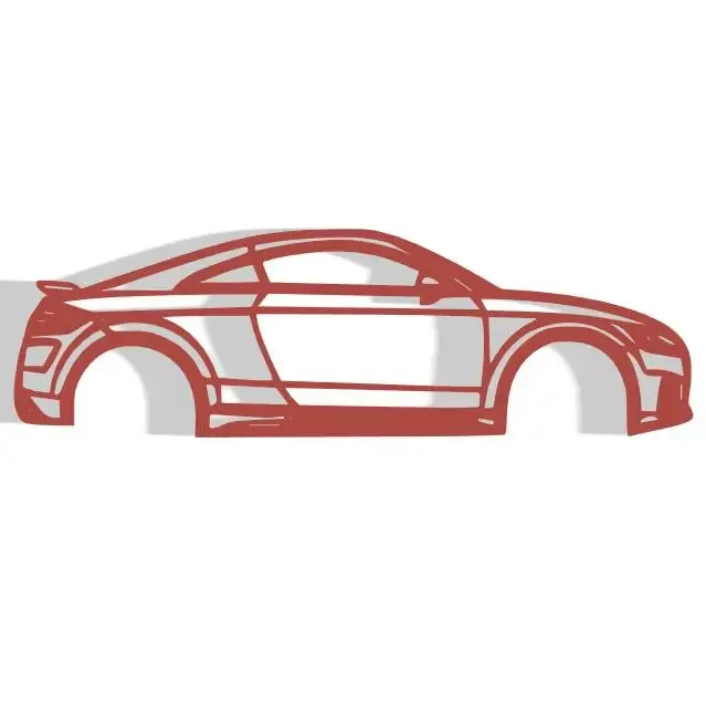 Audi TT RS - Silhouette Wall Decoration