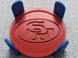 San Francisco 49ers Coaster w/holder (holds 6)-0