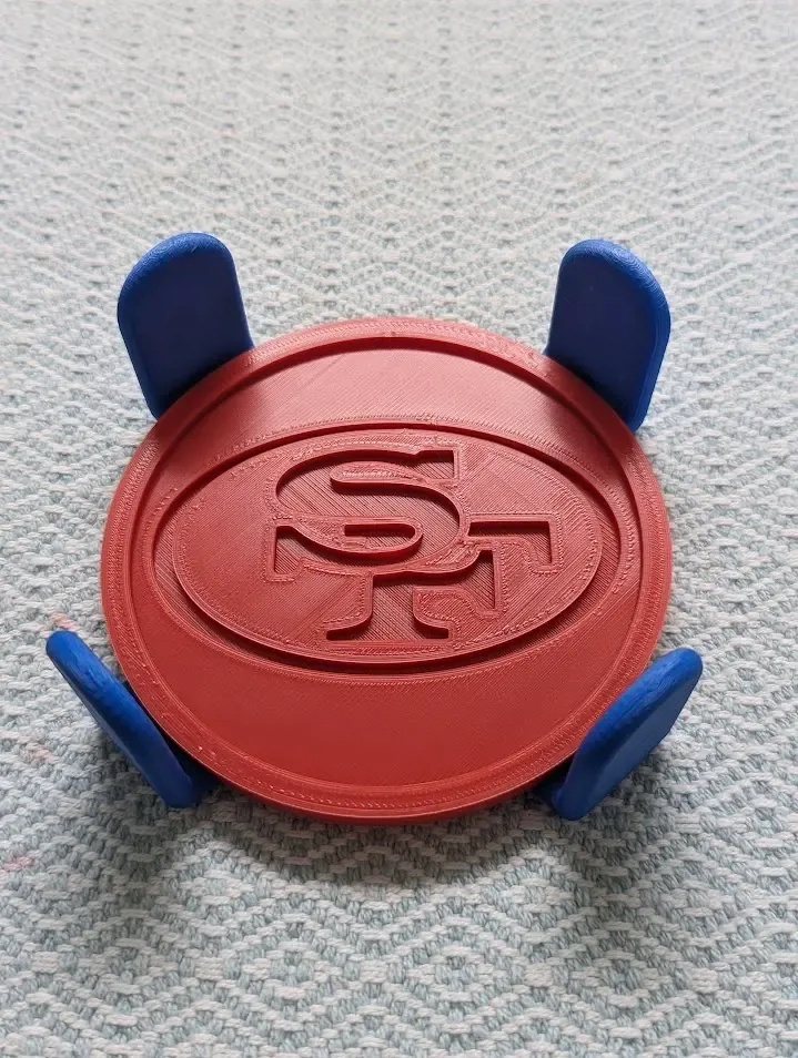 Sous-verre San Francisco 49ers avec support (6 pièces)