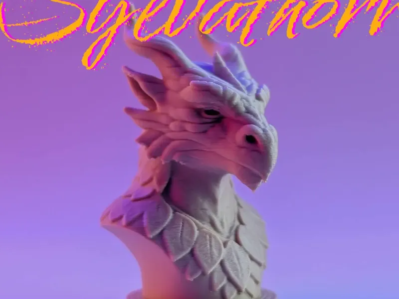 Sylvathorn - Forest Dragon Bust