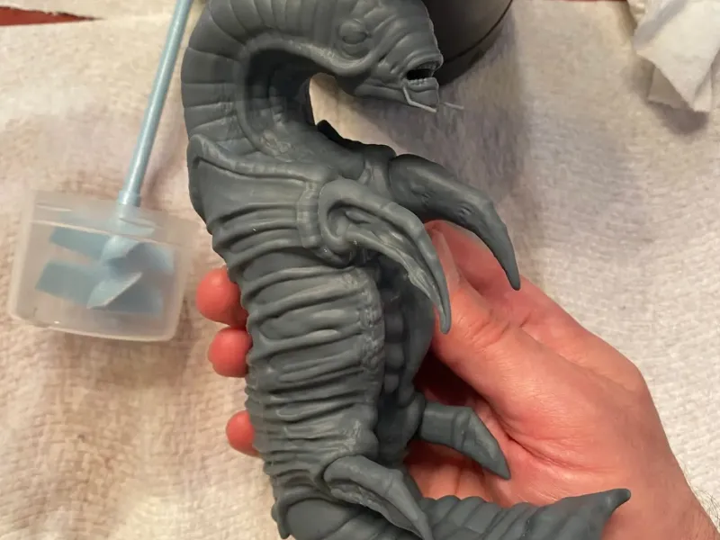 Giger's Alien worm from The Tourist 