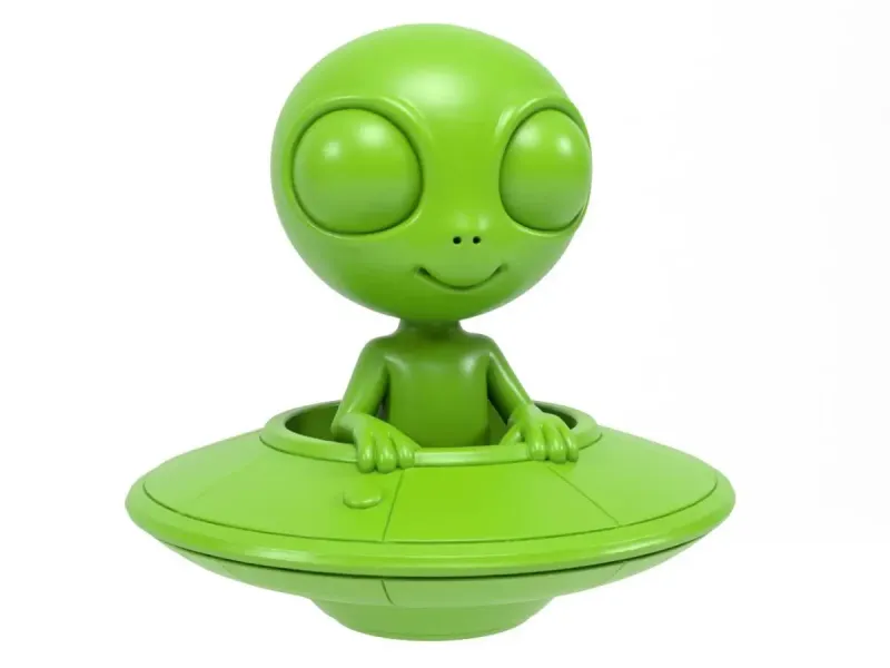 Alien in UFO