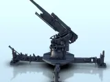 76mm M1931 AA cannon - WW2 terrain diaroma-1