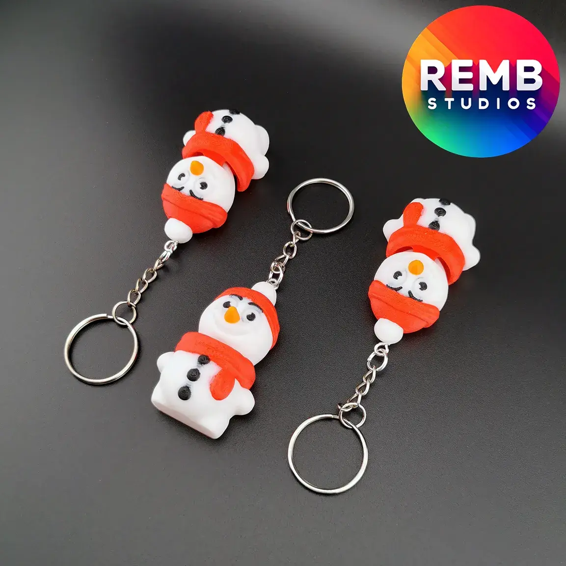 3D Printer Files | 3MF File | Flexi Snowman | Print in Place | NO ...