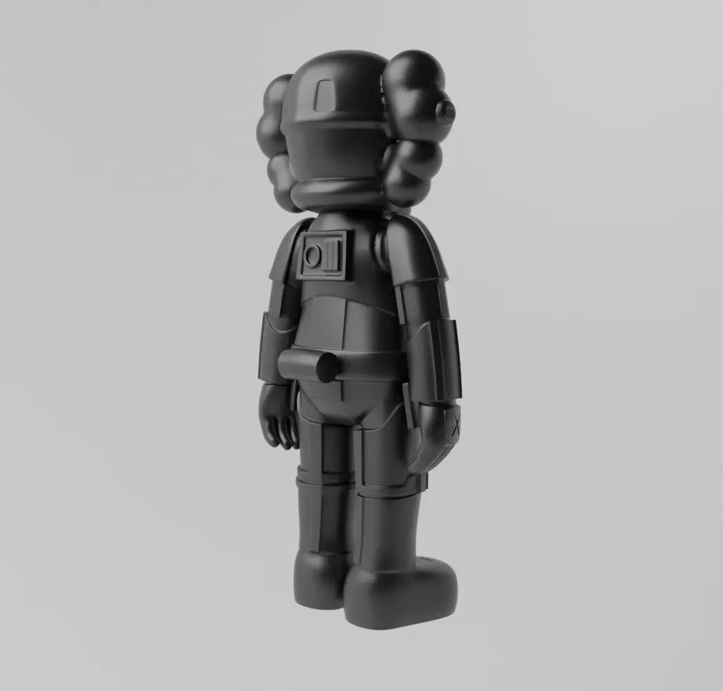 Kaws Stormtrooper Art Toy Fan Art