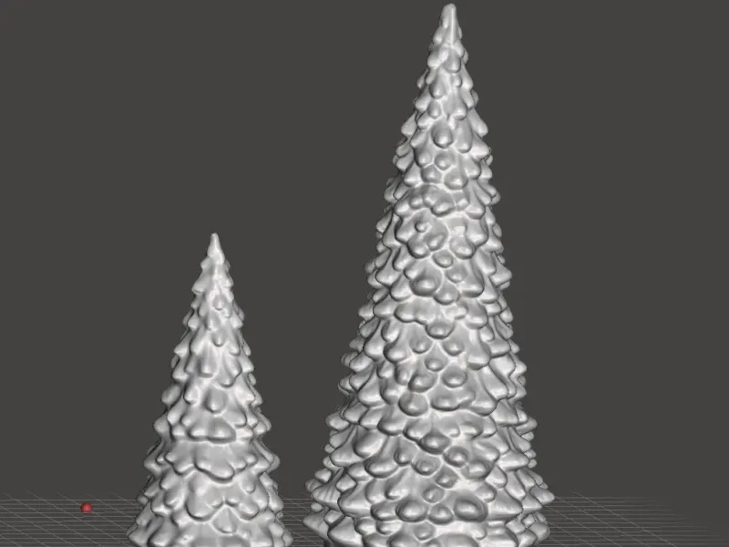 arbre de noël grand et petit
