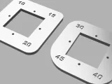 Woodworking Router Corner Radius Templates Jig R10 to R45 Ro-0