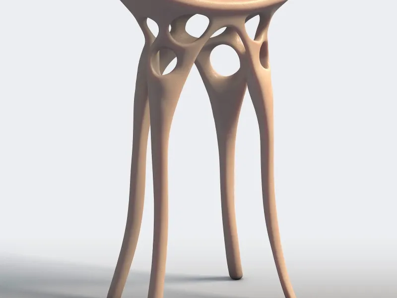 Modern Minimalist Chair - 3D Printable STL Furniture Model